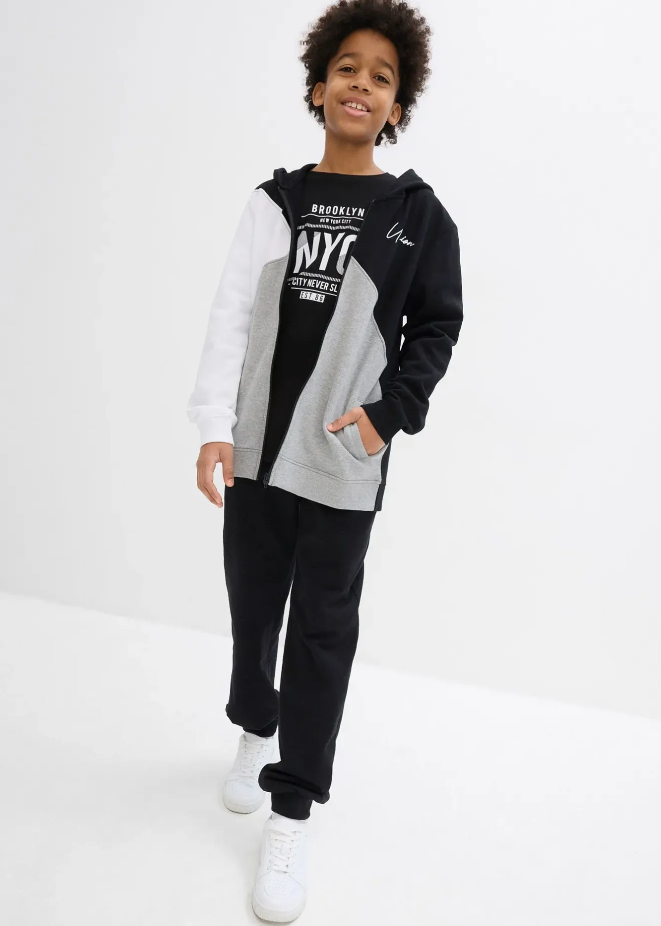 bonprix T-shirt manches longues 100% coton|Enfant Vêtements Enfant|Garçons 9-16 Ans·T-Shirts