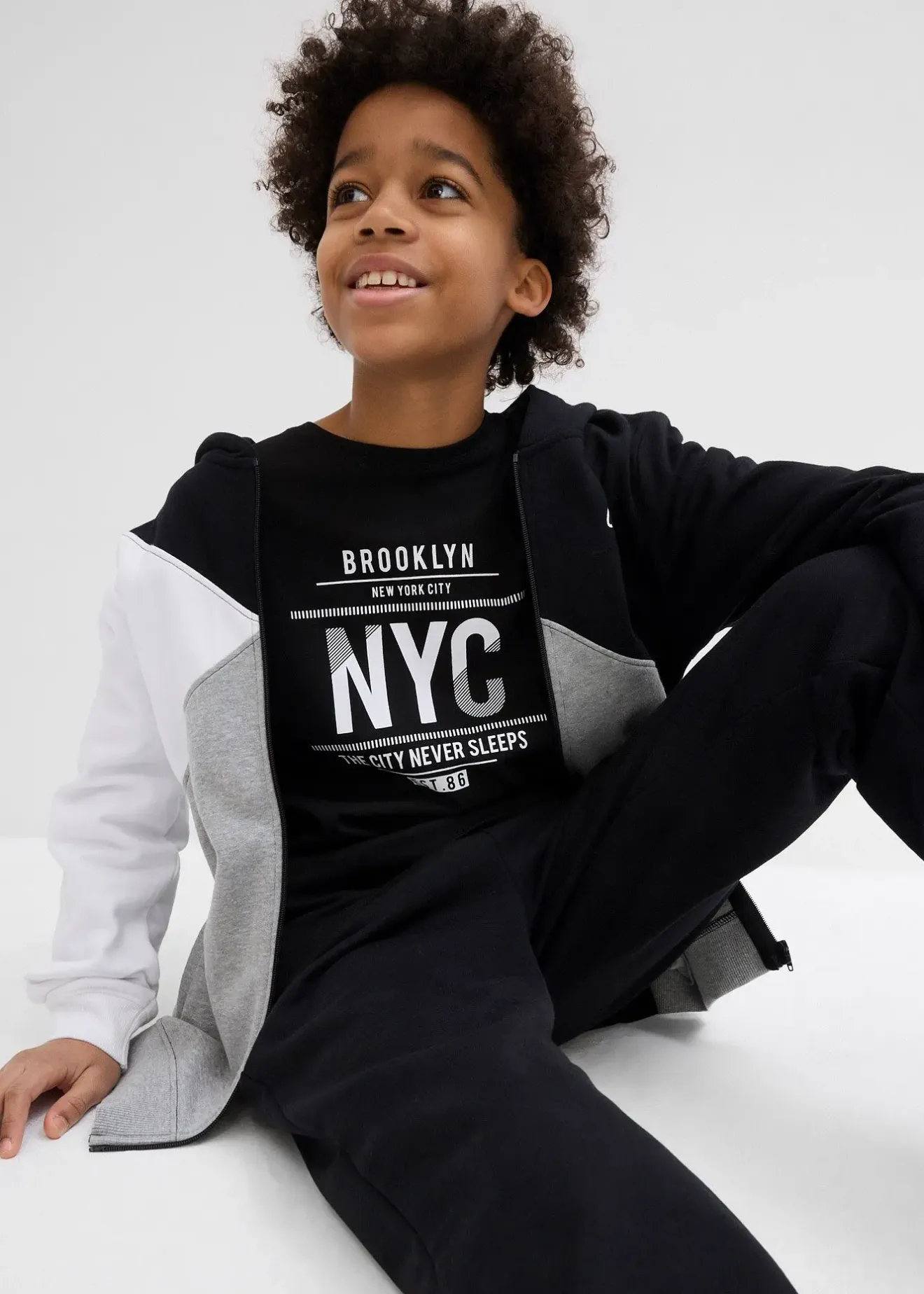 bonprix T-shirt manches longues 100% coton|Enfant Vêtements Enfant|Garçons 9-16 Ans·T-Shirts