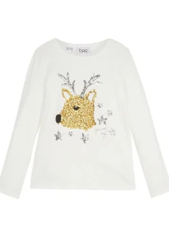 Enfant bonprix Vêtements Enfant|Filles 9-16 Ans·T-Shirts & Chemisiers|T-shirt manches longues 100% coton
