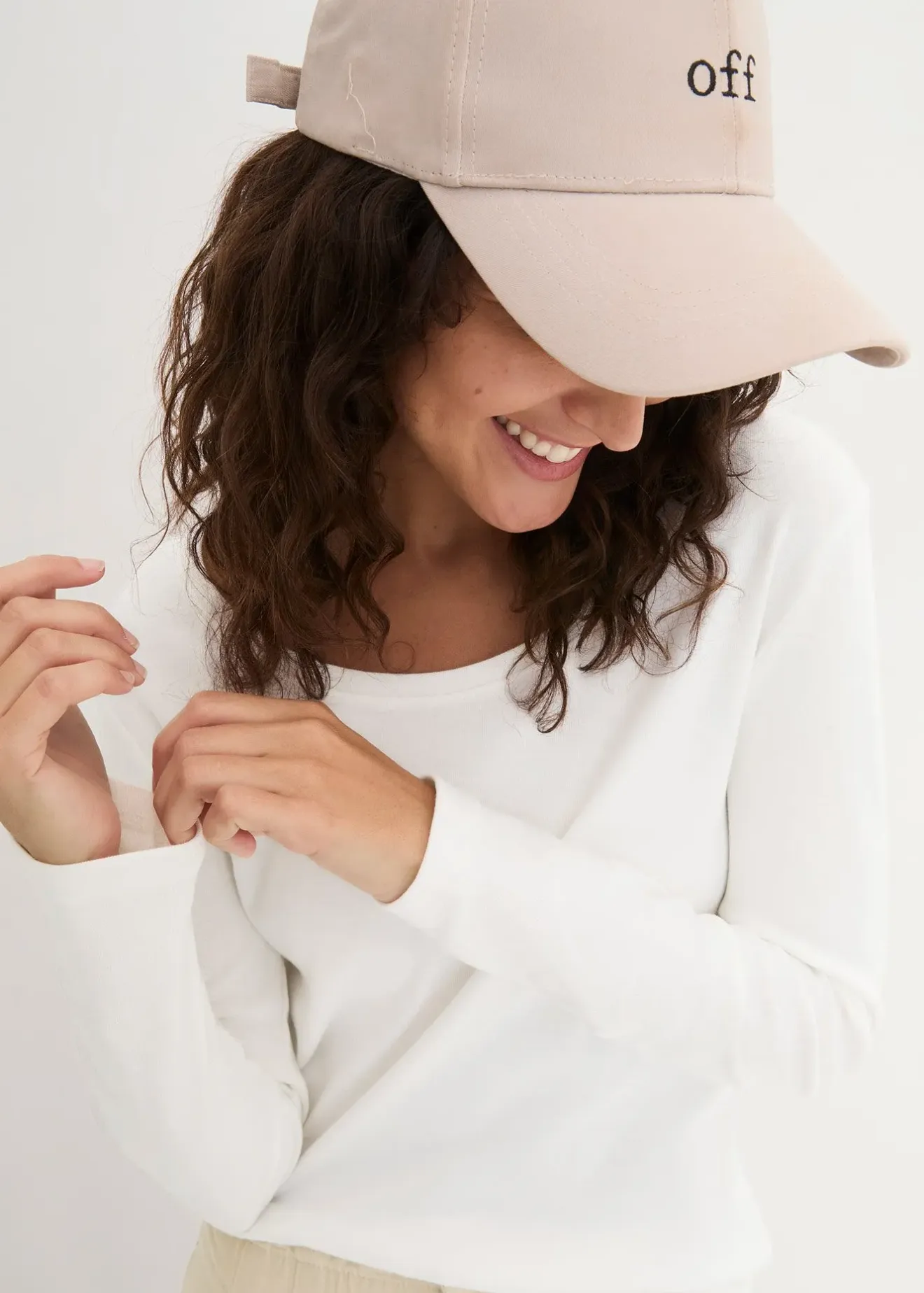 Femme bonprix Basiques|T-Shirts & Tops|T-shirt manches longues 100% coton