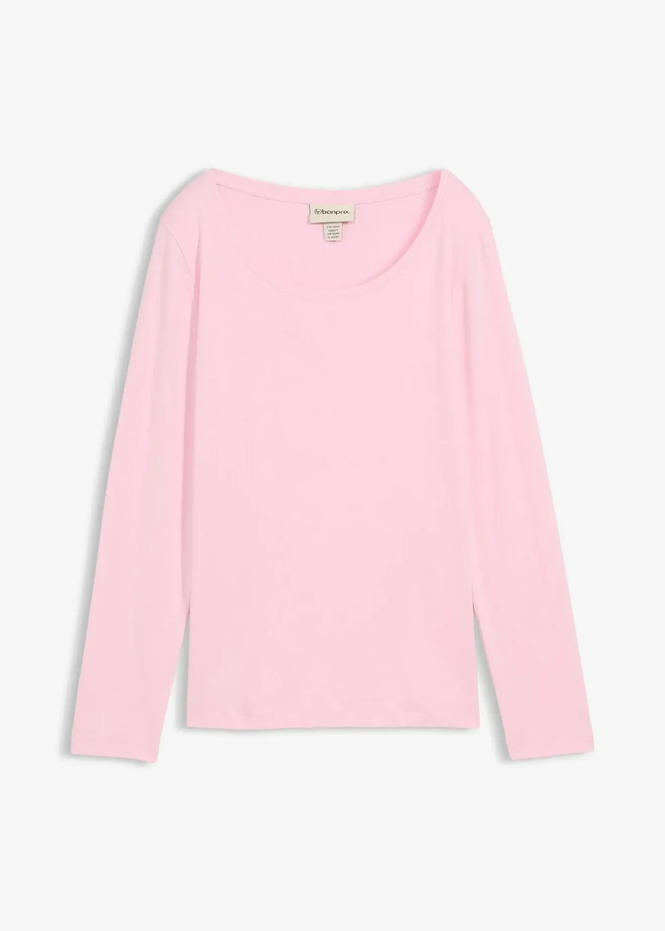 bonprix T-shirt manches longues 100% coton|Femme Basiques|T-Shirts & Tops