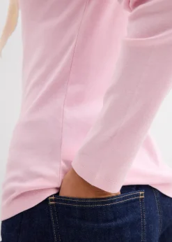 bonprix T-shirt manches longues 100% coton|Femme Basiques|T-Shirts & Tops