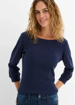 Femme bonprix Basiques|T-Shirts & Tops|T-shirt manches longues 100% coton