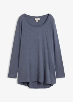 bonprix T-shirt manches longues 100% coton|Femme T-Shirts & Tops