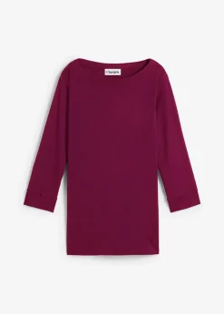 bonprix T-shirt manches longues 100% coton|Femme Basiques|T-Shirts & Tops