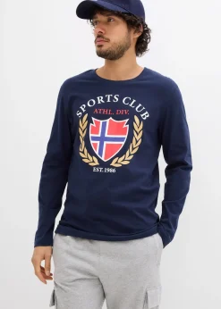 Homme bonprix T-Shirts & Polos|T-shirt manches longues 100% coton