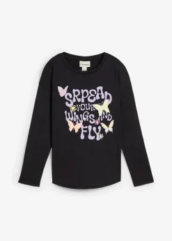 bonprix T-shirt manches longues 100% coton|Enfant Vêtements Enfant|Filles 9-16 Ans·T-Shirts & Chemisiers