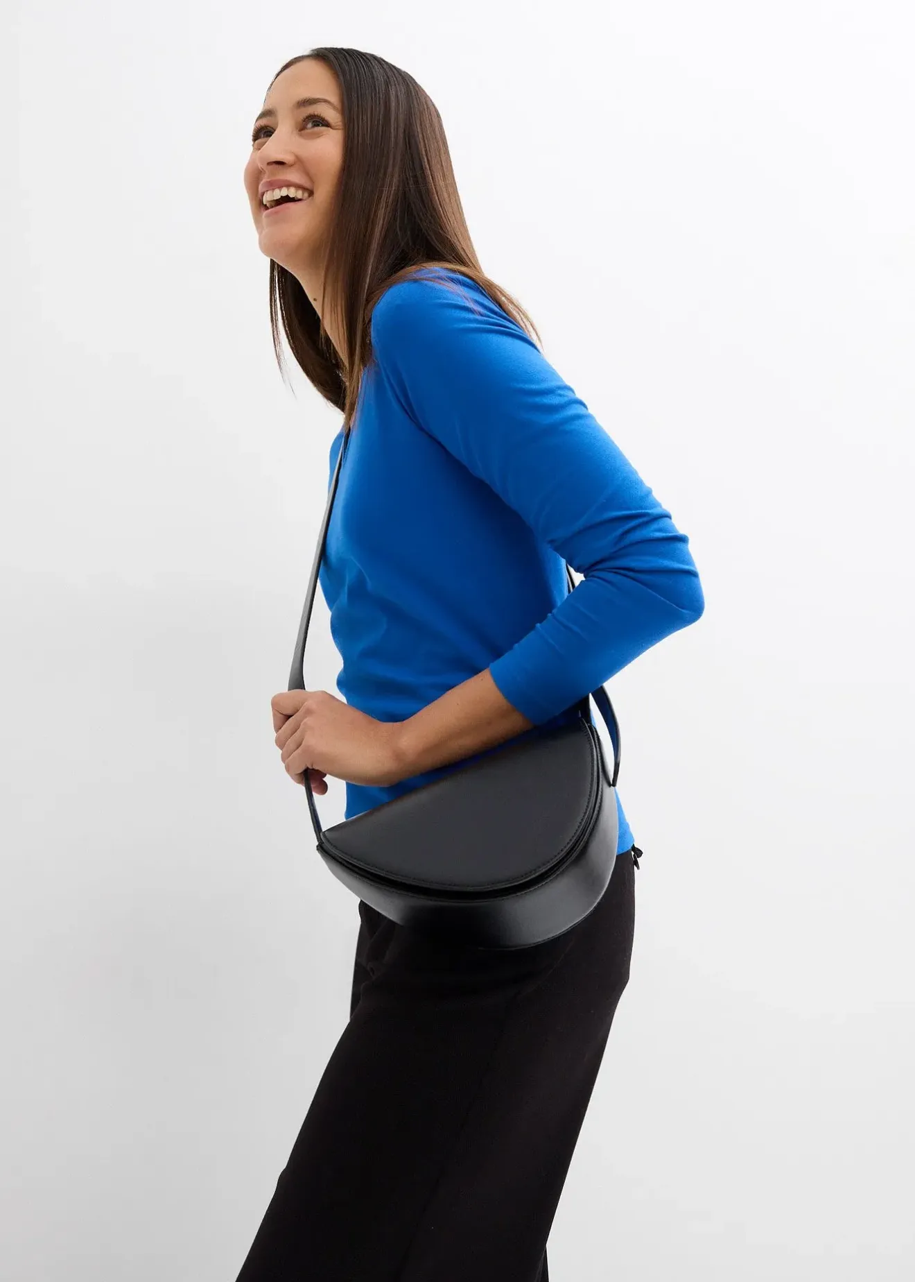 Femme bonprix Basiques|T-Shirts & Tops|T-shirt manches longues 100% coton