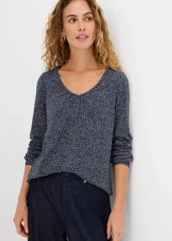 Femme bonprix T-Shirts & Tops|T-shirt manches longues 100% coton