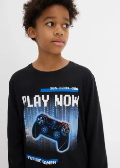 bonprix T-shirt manches longues 100% coton|Enfant Vêtements Enfant|Garçons 9-16 Ans·T-Shirts