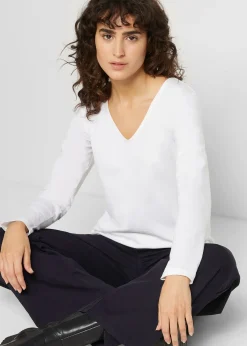 Femme bonprix Basiques|T-Shirts & Tops|T-shirt manches longues 100% coton
