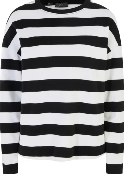 Femme bonprix Basiques|T-shirt manches longues 100% coton interlock