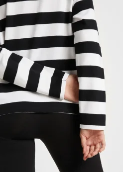 Femme bonprix Basiques|T-shirt manches longues 100% coton interlock