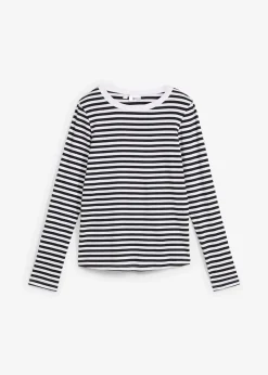 Femme bonprix Basiques|T-shirt manches longues 100% coton