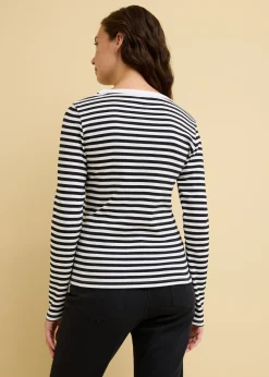 Femme bonprix Basiques|T-shirt manches longues 100% coton