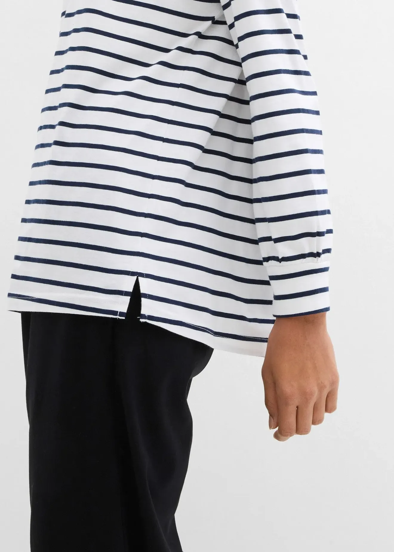 Femme bonprix T-Shirts & Tops|T-shirt manches longues 100% coton