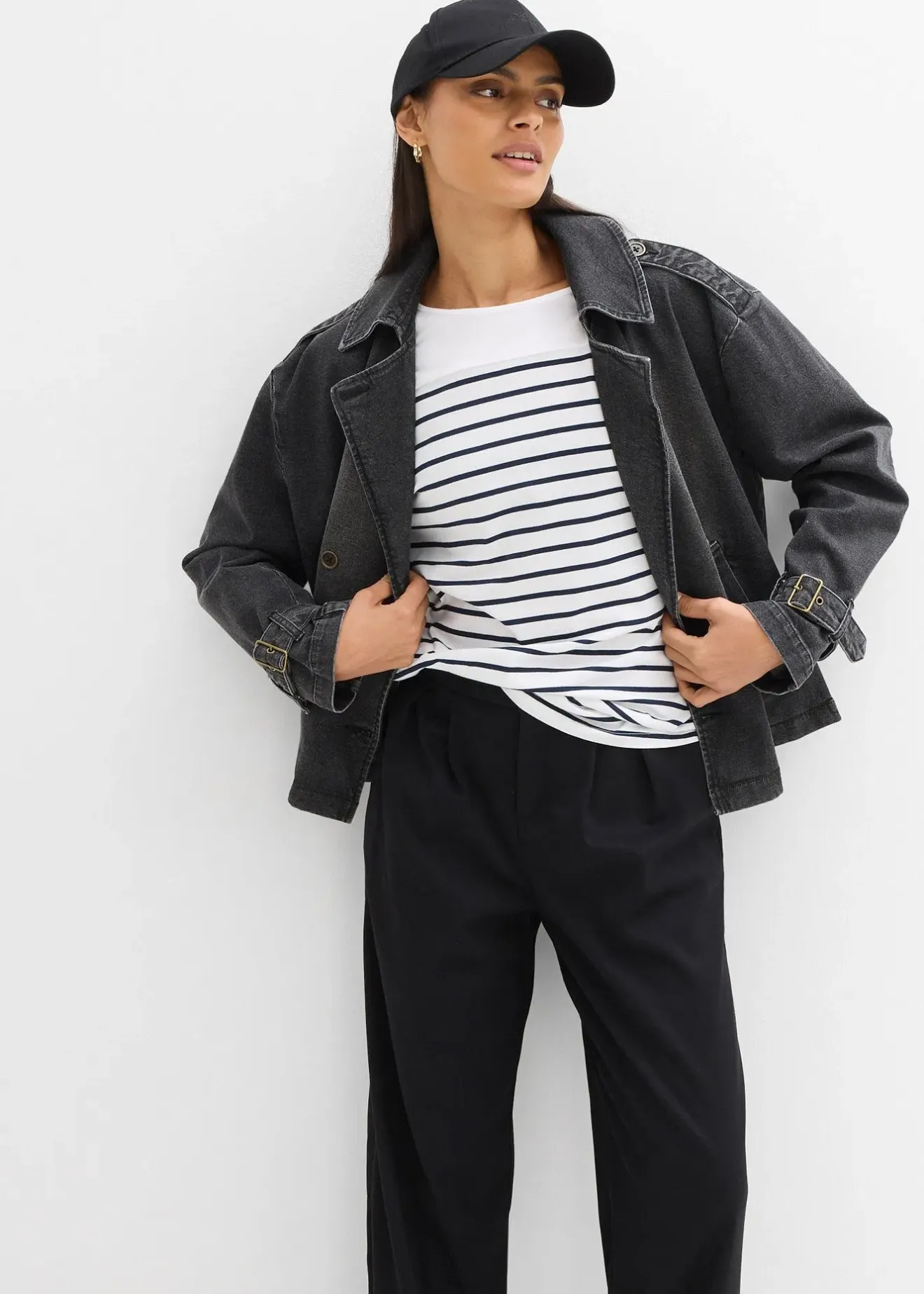 Femme bonprix T-Shirts & Tops|T-shirt manches longues 100% coton