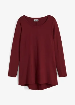 Femme bonprix T-Shirts & Tops|T-shirt manches longues 100% coton