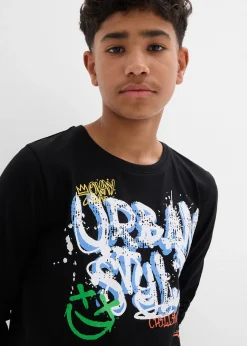 Enfant bonprix Vêtements Enfant|Garçons 9-16 Ans·T-Shirts|T-shirt manches longues 100% coton