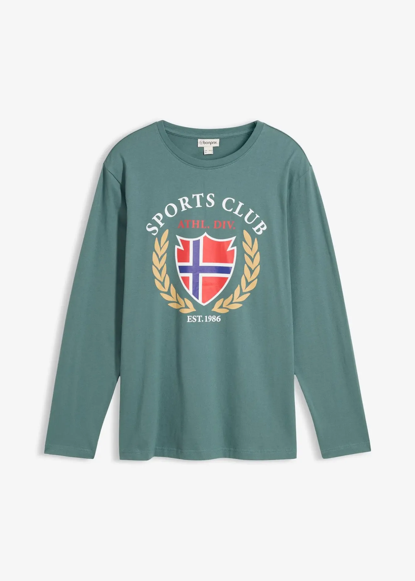 Homme bonprix T-Shirts & Polos|T-shirt manches longues 100% coton