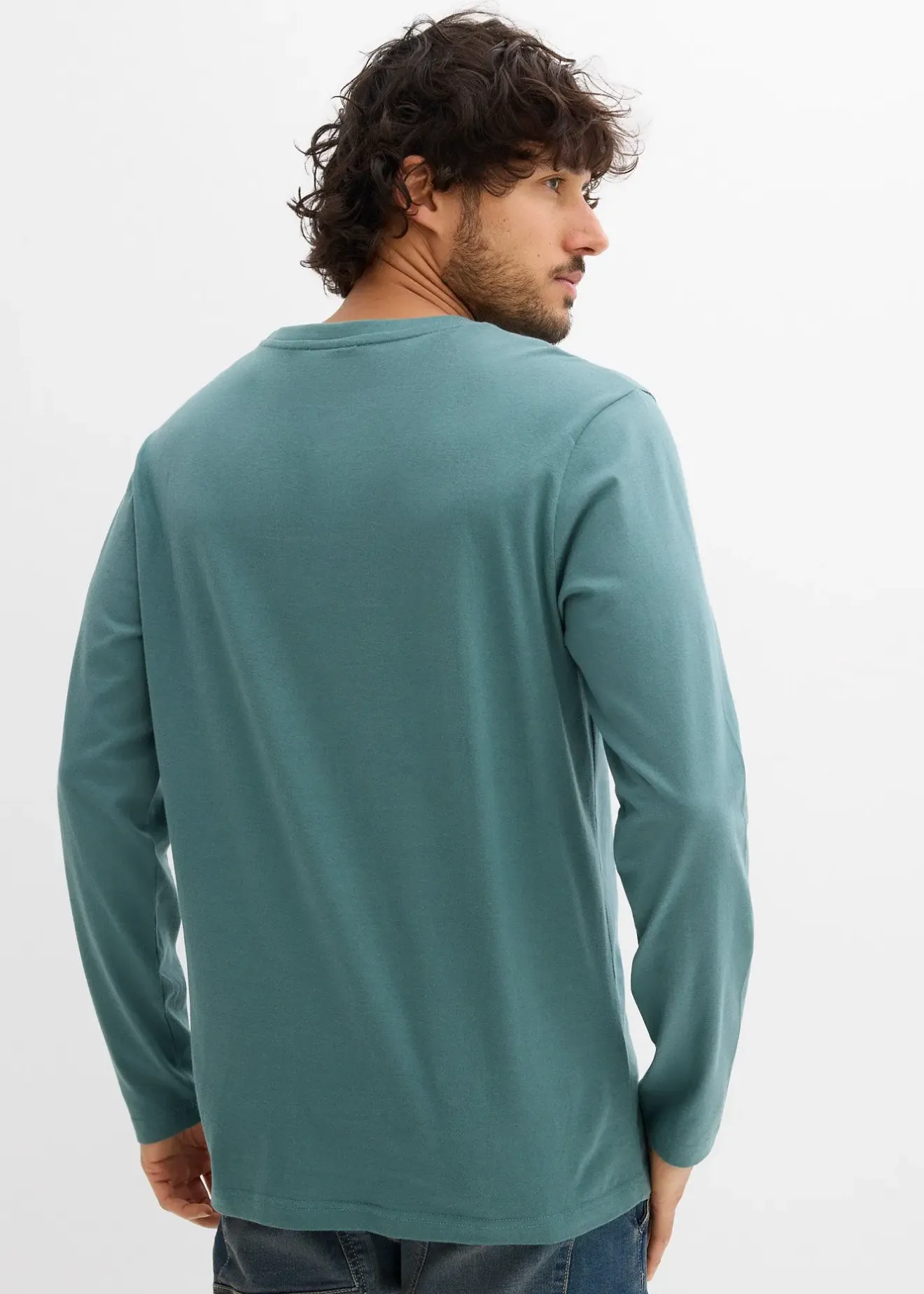 Homme bonprix T-Shirts & Polos|T-shirt manches longues 100% coton