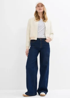 bonprix T-shirt manches longues 100% coton|Femme T-Shirts & Tops