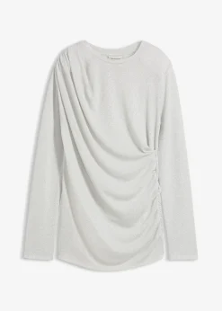 Femme bonprix T-Shirts & Tops|T-shirt manches longues à fronces