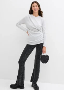 Femme bonprix T-Shirts & Tops|T-shirt manches longues à fronces