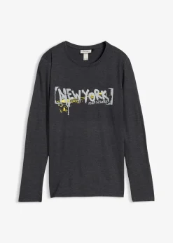 bonprix T-shirt manches longues à imprimé|Enfant Vêtements Enfant|Garçons 9-16 Ans·T-Shirts