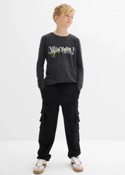 bonprix T-shirt manches longues à imprimé|Enfant Vêtements Enfant|Garçons 9-16 Ans·T-Shirts