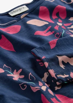 bonprix T-shirt manches longues à imprimé floral|Femme T-Shirts & Tops