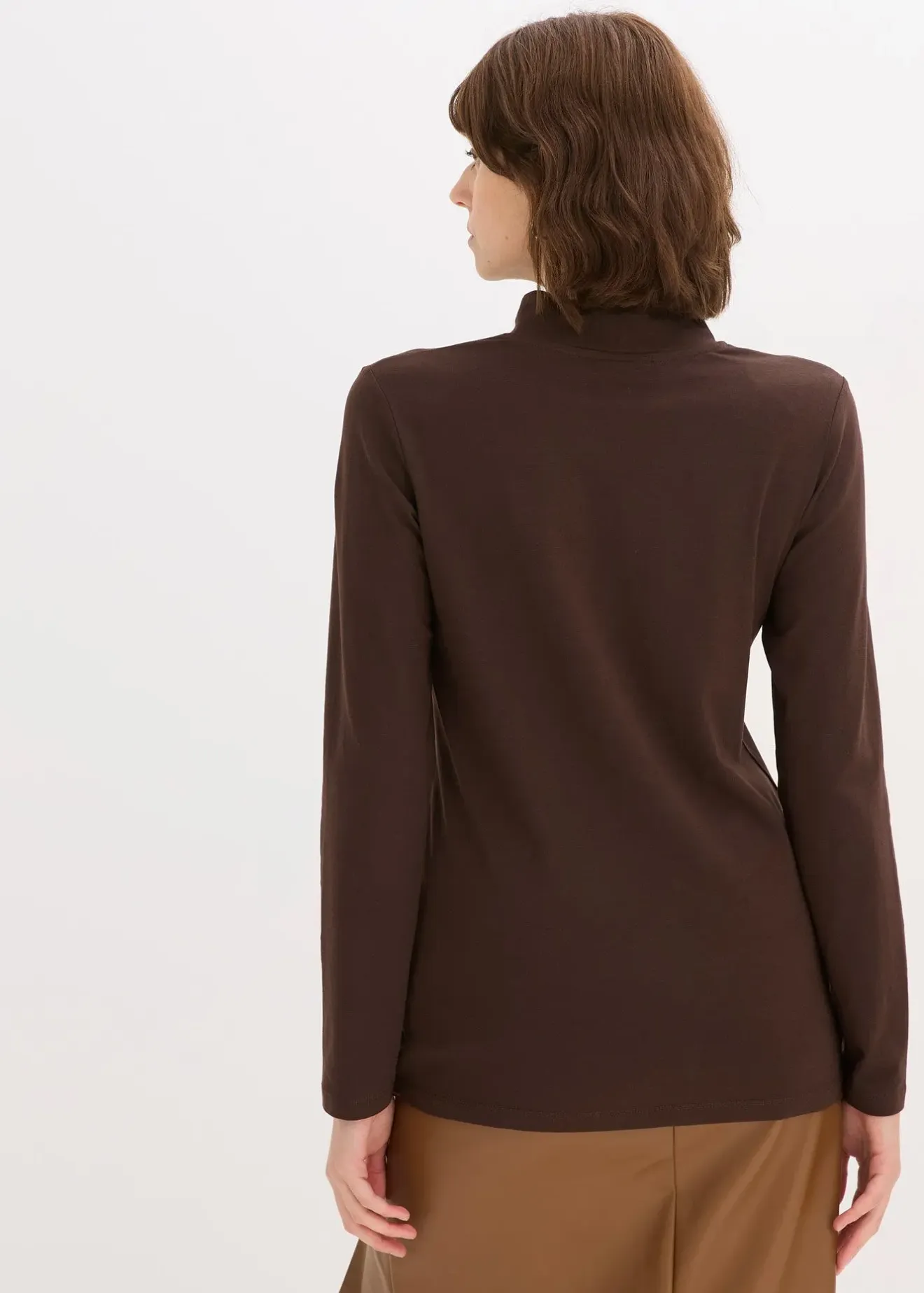 bonprix T-shirt manches longues ajusté|Femme Basiques|T-Shirts & Tops