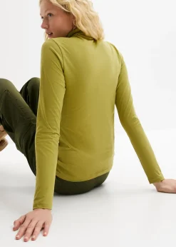 bonprix T-shirt manches longues coton|Femme Basiques|T-Shirts & Tops