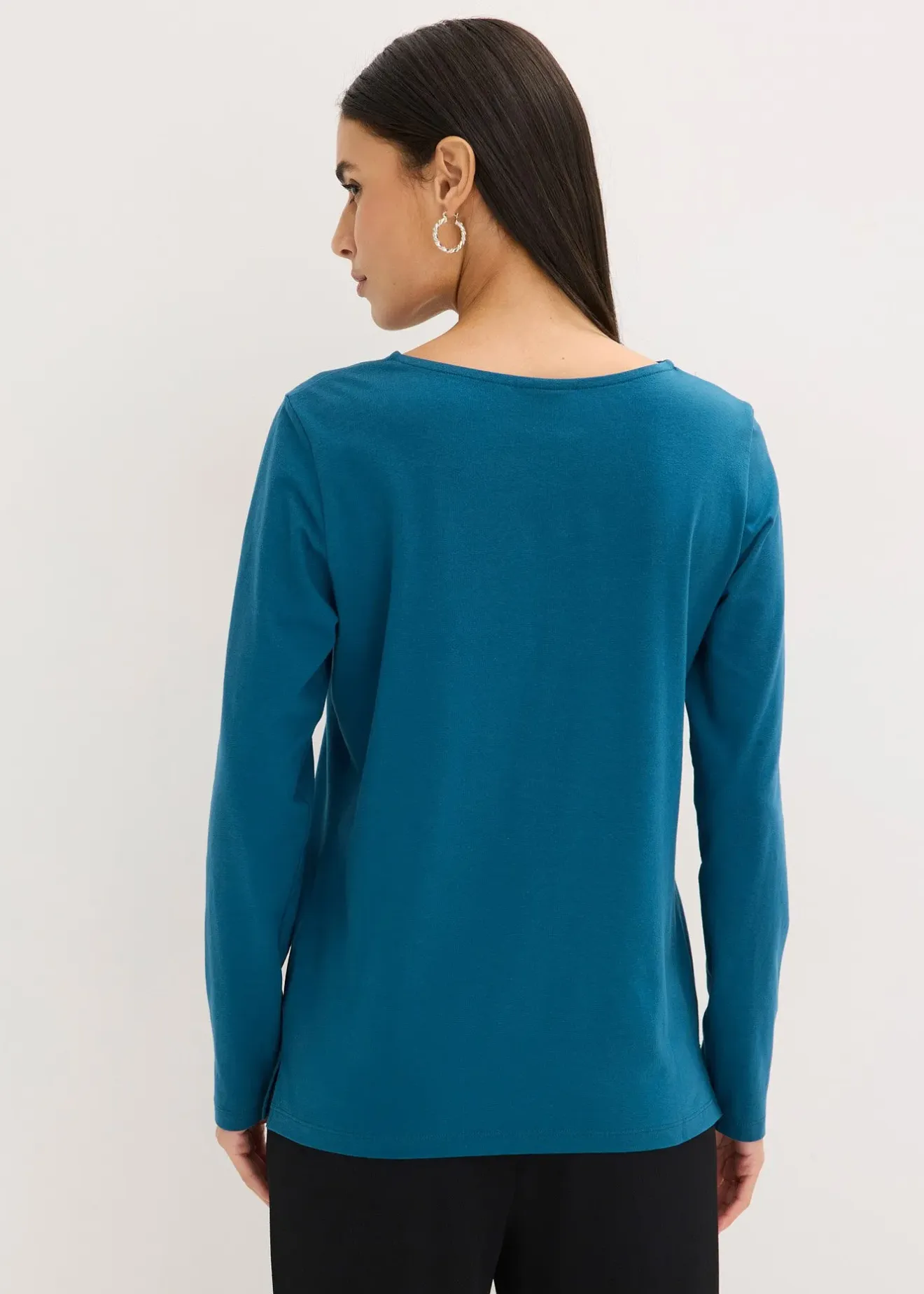 Femme bonprix T-Shirts & Tops|T-shirt manches longues détails œillets