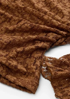 bonprix T-shirt manches longues en dentelle|Femme T-Shirts & Tops