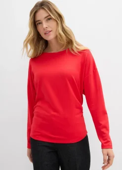 Femme bonprix T-Shirts & Tops|T-shirt manches longues en Punto di Roma confortable