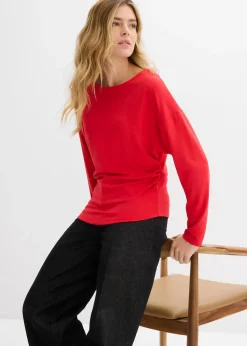 Femme bonprix T-Shirts & Tops|T-shirt manches longues en Punto di Roma confortable