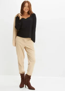 Femme bonprix T-Shirts & Tops|T-shirt manches longues en viscose extensible