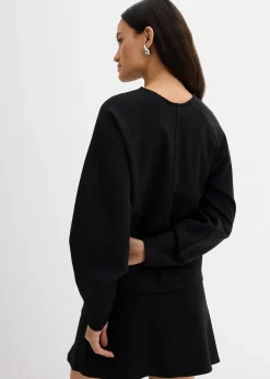 Femme bonprix T-Shirts & Tops|T-shirt manches longues en Punto di Roma confortable