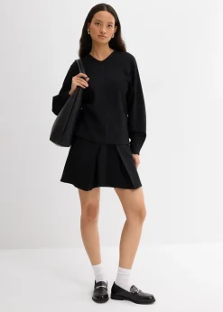 Femme bonprix T-Shirts & Tops|T-shirt manches longues en Punto di Roma confortable