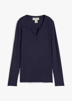 bonprix T-shirt manches longues en viscose extensible|Femme T-Shirts & Tops
