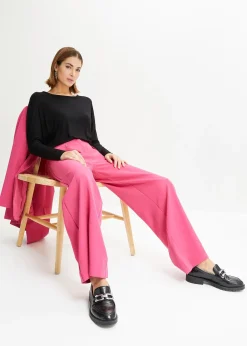 bonprix T-shirt manches longues en viscose douce et extensible|Femme T-Shirts & Tops