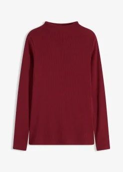 Femme bonprix T-Shirts & Tops|T-shirt manches longues en matière côtelée