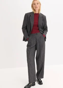 Femme bonprix T-Shirts & Tops|T-shirt manches longues en matière côtelée