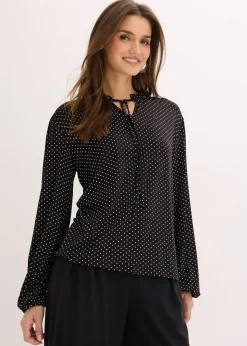 Femme bonprix T-Shirts & Tops|T-shirt manches longues en viscose extensible