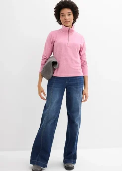 bonprix T-shirt manches longues en éponge|Femme Basiques|T-Shirts & Tops