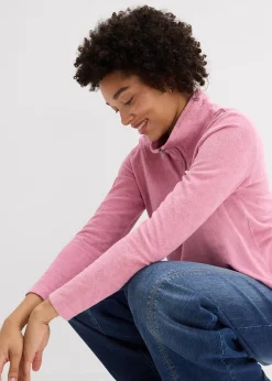 bonprix T-shirt manches longues en éponge|Femme Basiques|T-Shirts & Tops