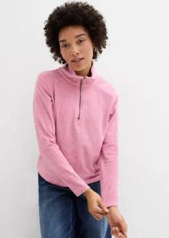 bonprix T-shirt manches longues en éponge|Femme Basiques|T-Shirts & Tops