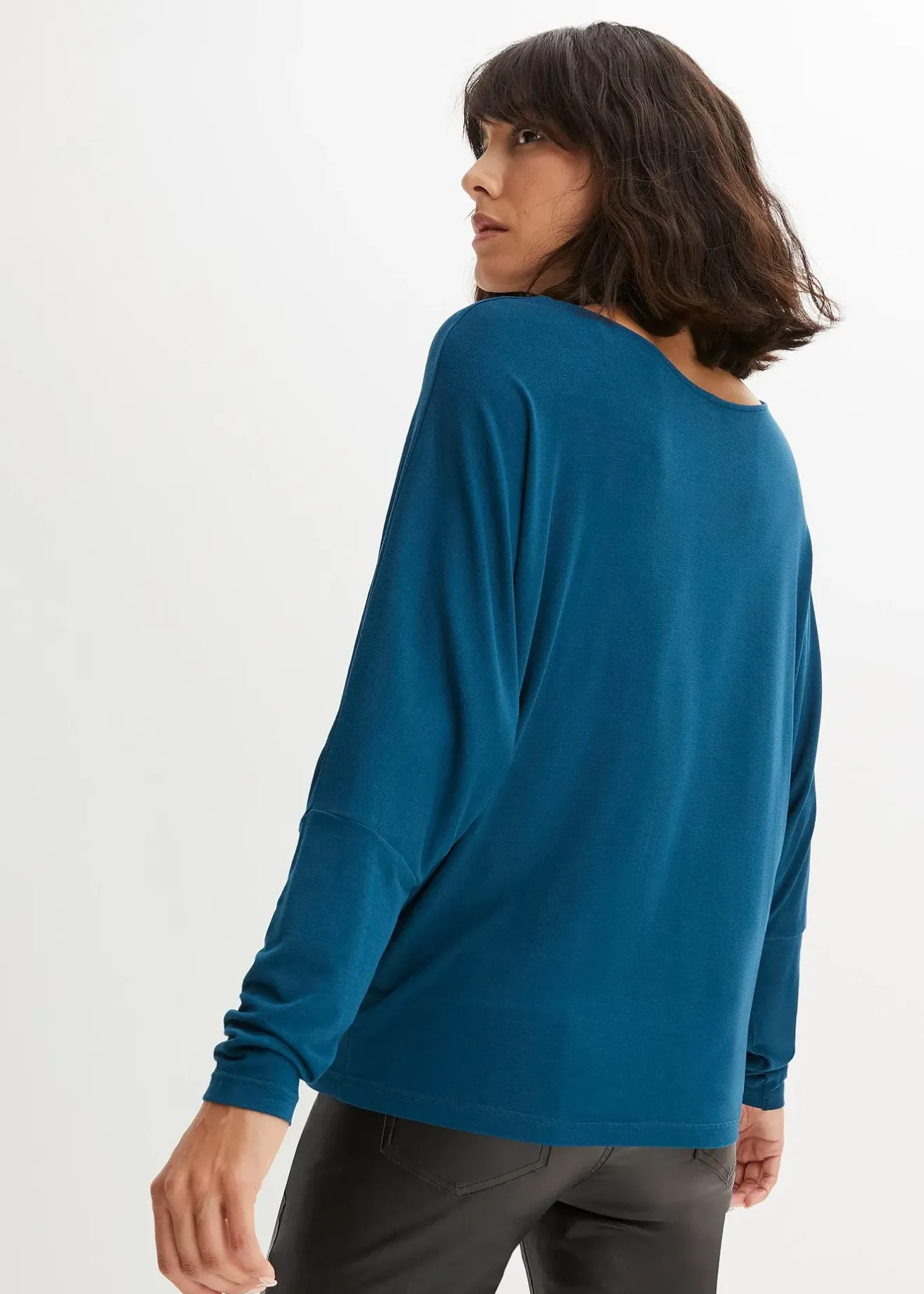 bonprix T-shirt manches longues en viscose douce et extensible|Femme T-Shirts & Tops