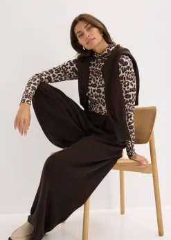 bonprix T-shirt manches longues en viscose douce et extensible|Femme T-Shirts & Tops